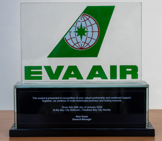 EVA Air award 2026
